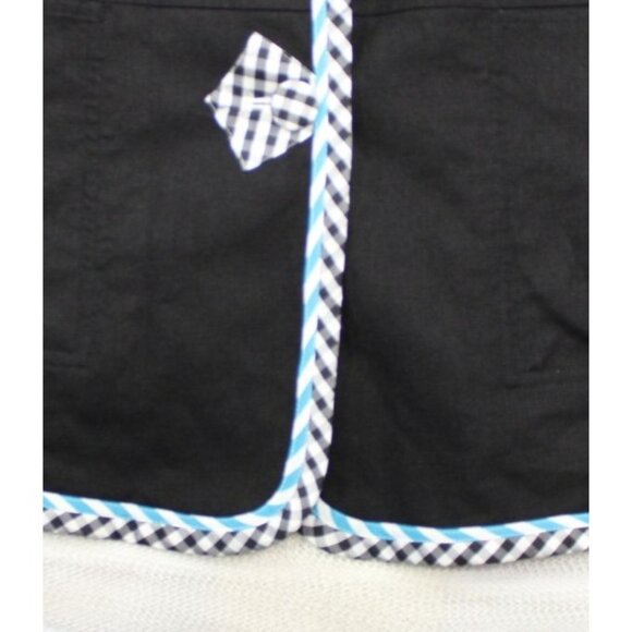 Koos Of Course Black Jacket With Multicolor Patchwork Trim & Checkered Pockets L - Picture 8 of 10